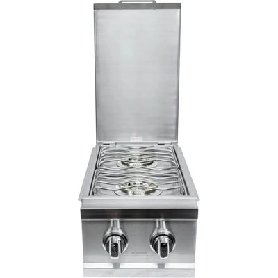 Sole Gourmet Built In Double Side Burner w/Lights Liquid Propane Gas - SB21LLP