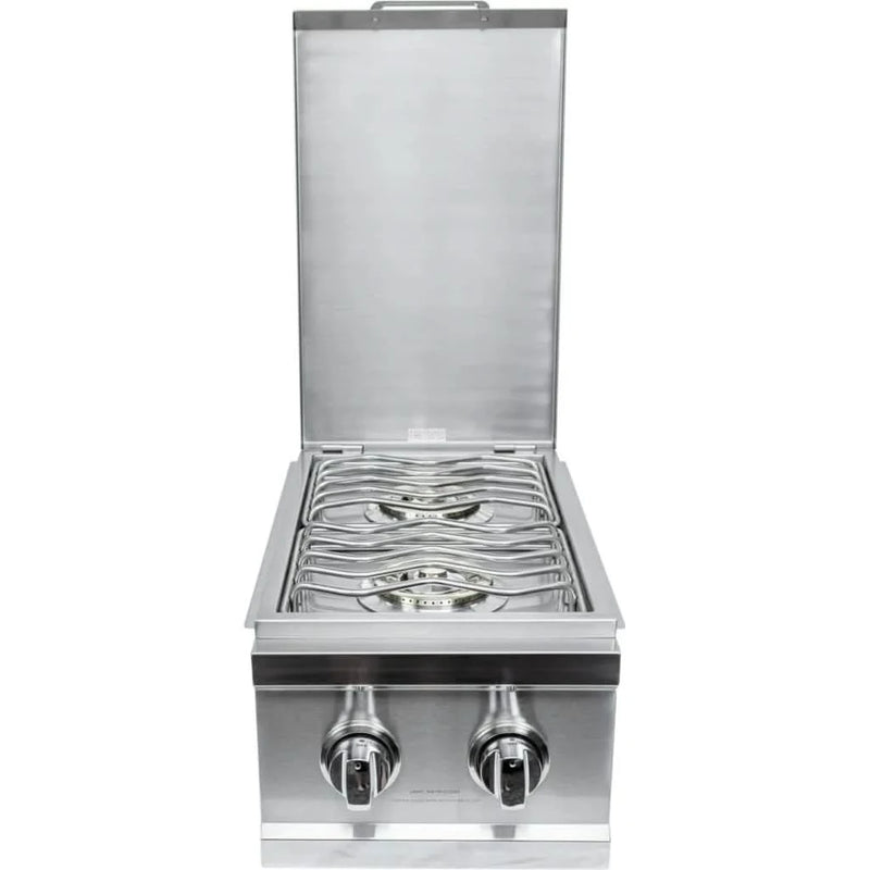 Sole Gourmet Built In Double Side Burner w/Lights Liquid Propane Gas - SB21LLP