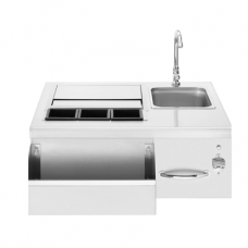 Summerset 30-Inch Beverage & Prep Station with LED Lights- BC-30L