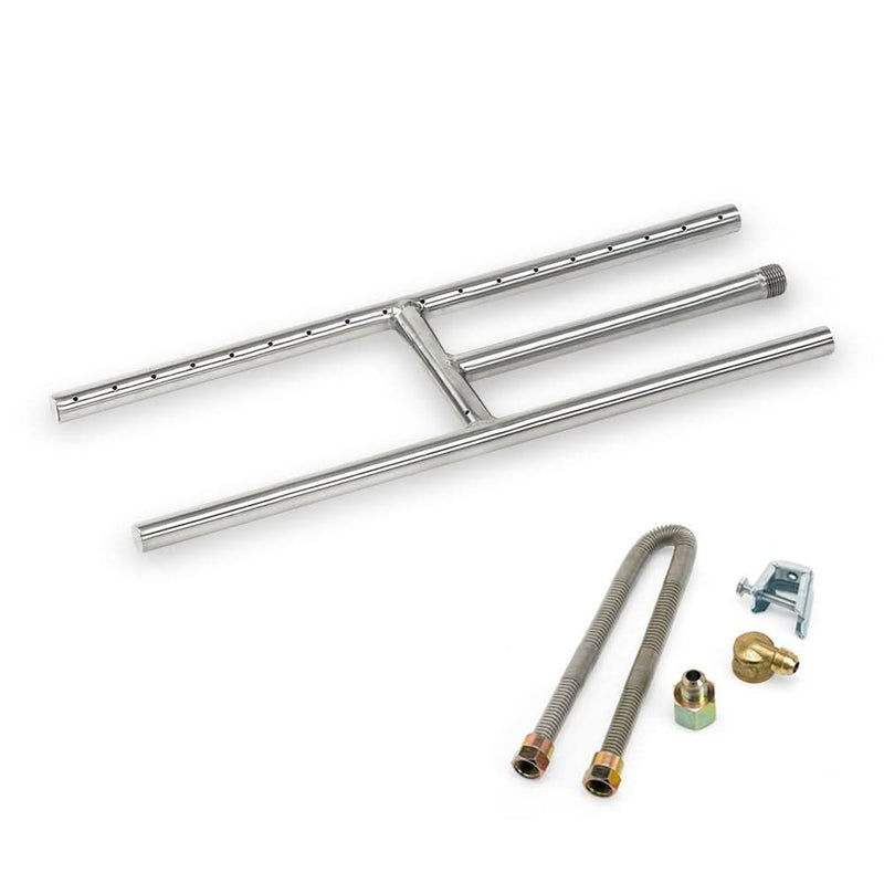 American Fire Glass 18" H Style Burner (18" x 6") - SSH18