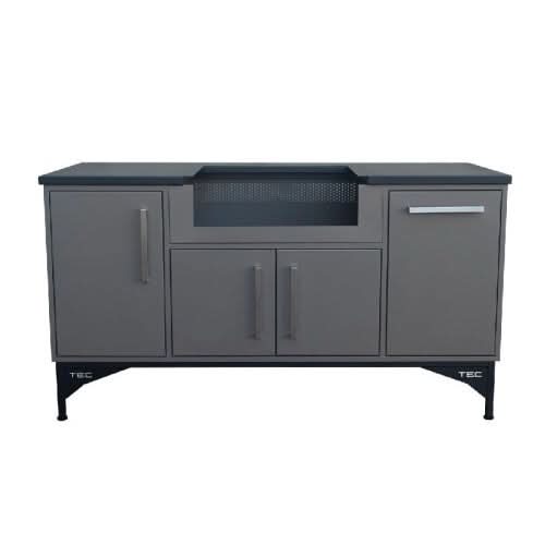 TEC 26" Sterling Patio on Midcentury Modern Island (66"), Liquid Propane Gas - STPFR1LPISL