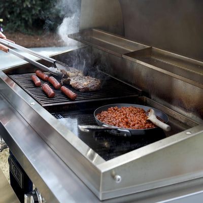 TEC Sterling Patio FR - 44-Inch 2-Burner Infrared Grill - Natural Gas on Stainless Steel Island - STPFR2NTISL