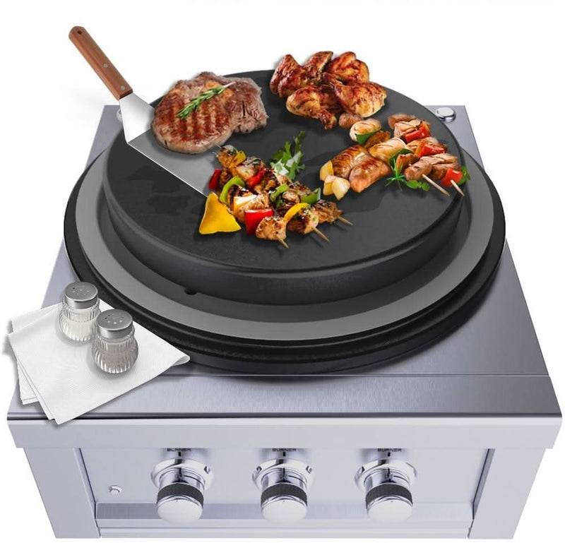 Sunstone 24 Power Cirque Liquid Propane Gas Solid Steel Griddle Cirque Burners - SUN24PCB-GD-LP