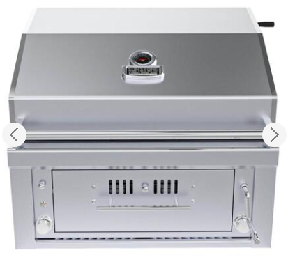 Sunstone - 28-Inch 3-Burner Single Zone Grill - Charcoal - SUNCHSZ28
