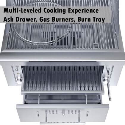Sunstone - 30-Inch 3-Burner Built-In Grill Hybrid - Liquid Propane Gas - SUNCHSZ30IR-LP