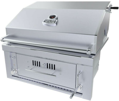 Sunstone 30-Inch 3-Burner Built-In Grill Hybrid - Natural Gas - SUNCHSZ30IR-NG