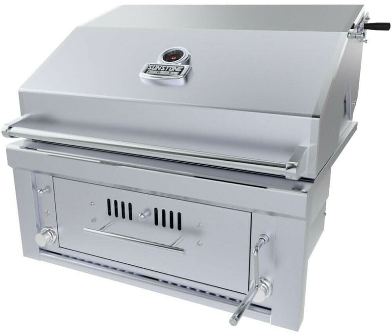 Sunstone 30-Inch 3-Burner Built-In Grill Hybrid - Natural Gas - SUNCHSZ30IR-NG