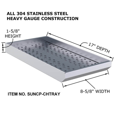 Sunstone Charcoal Wood Burning & Smoking Tray - SUNCP-CHTRAY