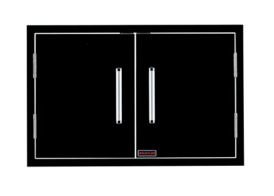 Whistler Stainless Steel Double Access Door (Black Series)- CBADD-B