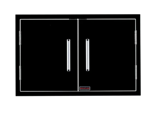 Whistler Stainless Steel Double Access Door (Black Series)- CBADD-B