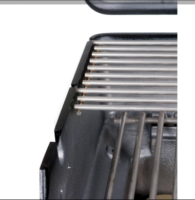PGS A Series A40 - 2-Burner Black Portable Pedestal Base Grill - Natural Gas - A40NG + ABPED + ANC