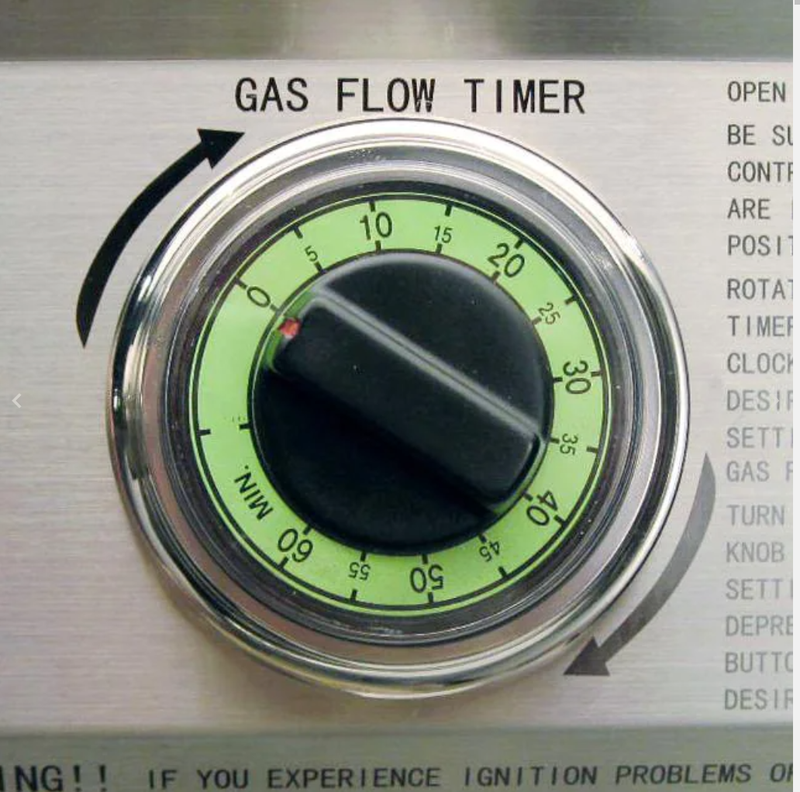 PGS T-Series Commercial - 39-Inch 3-Burner Freestanding Grill with Timer - Liquid Propane Gas - S36TLP + S36CART