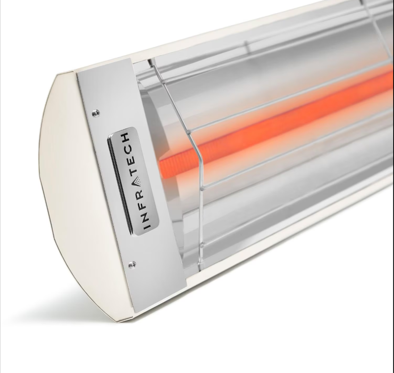 Infratech C-Series 33-Inch 1500W Single Element Electric Infrared Patio Heater, 120V, Biscuit - C1512BI
