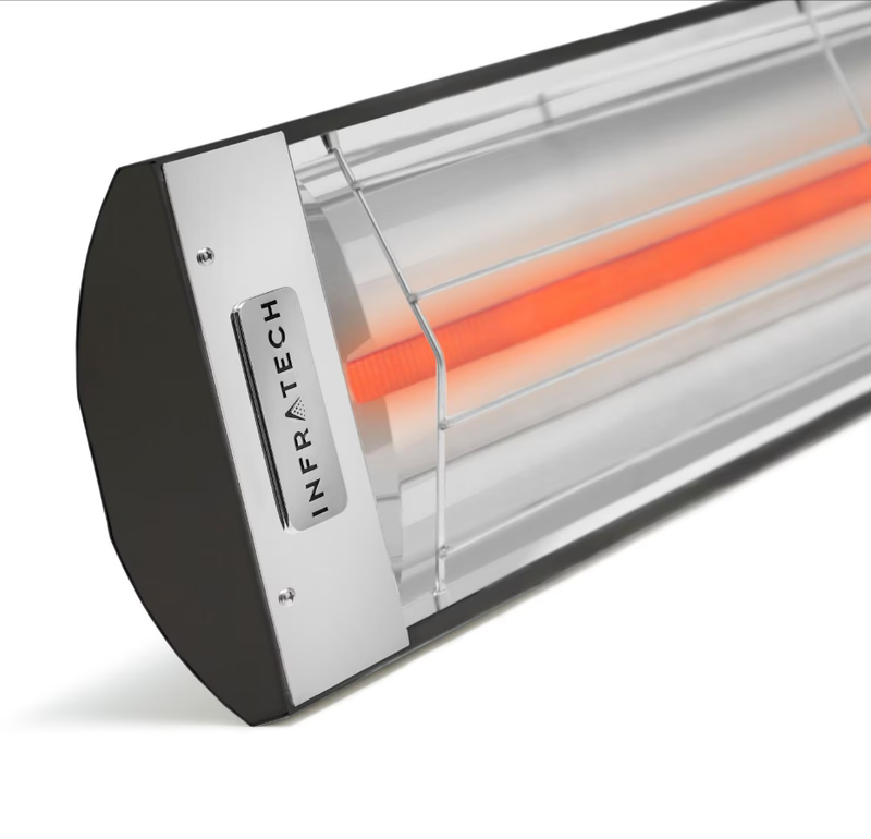 Infratech C-Series 33-Inch 1500W Single Element Electric Infrared Patio Heater, 120V, Black - C1512BL