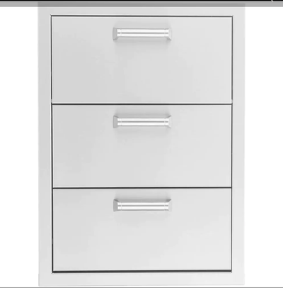 Eloquence 16-Inch Stainless Steel Double Access Drawer With Paper Towel Dispenser, Contempo - Eloquence-260-DRW3-PTH + Eloquence-350H-Handle (3)