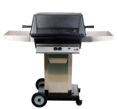 PGS A Series A40 - Stainless Steel Portable Pedestal Base Grill - Liquid Propane Gas - A40LP + ASPED + ALC