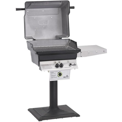 PGS T-Series T40 Commercial - 2-Burner Bolt-Down Patio Post Grill with Timer - Liquid  Propane Gas - T40LP + AMPB