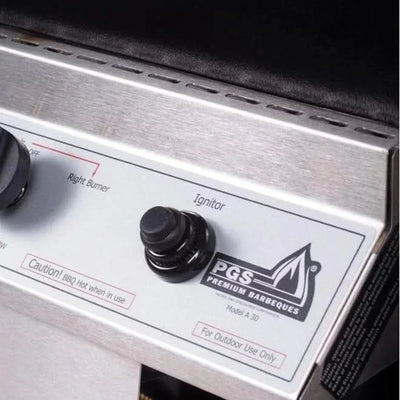 PGS T-Series T40 Commercial - 2-Burner Bolt-Down Patio Post Grill with Timer - Liquid  Propane Gas - T40LP + AMPB