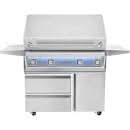 Twin Eagles Eagle One - 42-Inch 3-Burner Freestanding Grill - Liquid Propane Gas - TE1BQ42RS-L + TEGB42SD-B