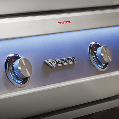 Twin Eagles Eagle One - 42-Inch 3-Burners Built-In Grill - Liquid Propane with Two Infrared Rotisserie Burners - TE1BQ42RS-L