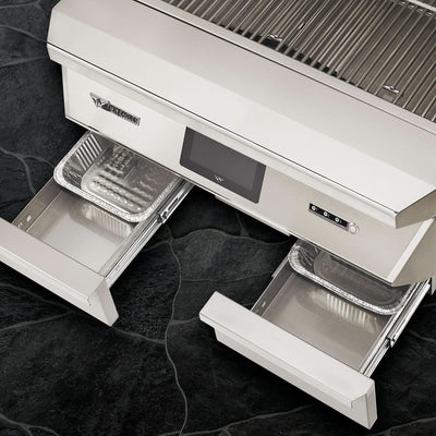 Twin Eagles Wi-Fi Controlled 36-Inch - Grill On Deluxe Cart - Pellet Grill And Smoker - TEPG36G + TEPGB36