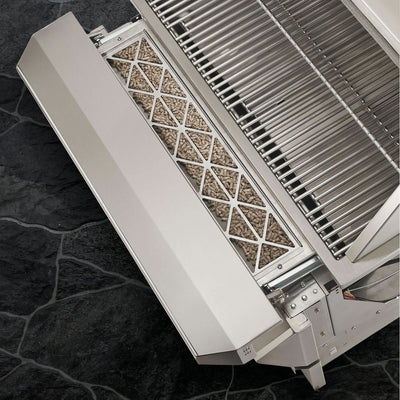 Twin Eagles Wi-Fi Controlled 36-Inch - Grill On Deluxe Cart - Pellet Grill And Smoker - With Rotisserie - TEPG36R + TEPGB36