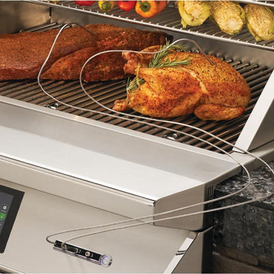 Twin Eagles Wi-Fi Controlled 36-Inch - Grill On Deluxe Cart - Pellet Grill And Smoker - TEPG36G + TEPGB36