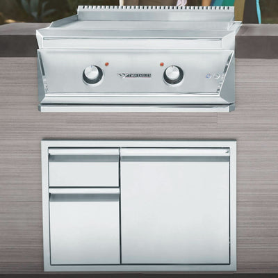 Twin Eagles - 30-inch 2- Burner Teppanyaki Built-In Grill - Liquid Propane Gas (LP) - TETG30-CL