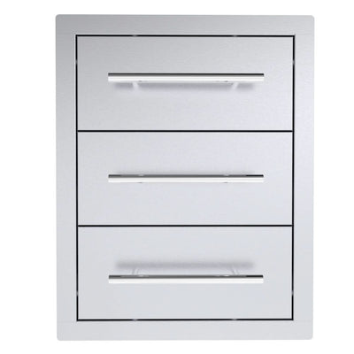 Sunstone 16 Inch Texan Series Large Triple Drawer Unit - TEX-16TD