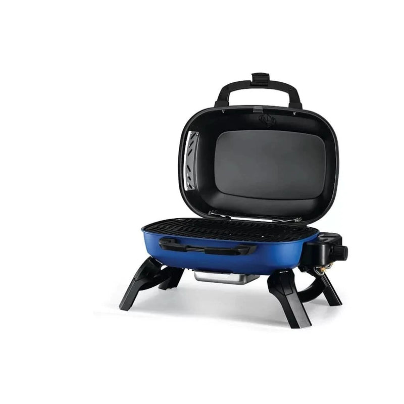 Napoleon TQ240-Bl TRAVELQ 240 Portable Blue Tabletop Liquid Propane Gas Grill - TQ240-BL