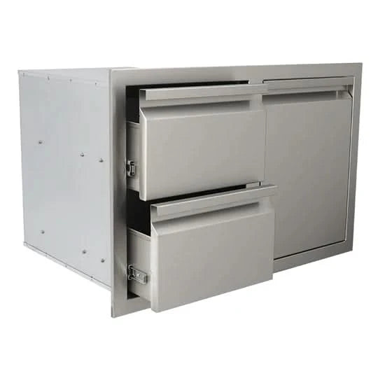 RCS Double Drawer/Liquid Propane Gas Tank Drawer Combo - VDCL1