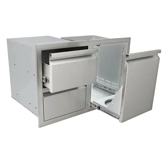RCS Double Drawer/Liquid Propane Gas Tank Drawer Combo - VDCL1
