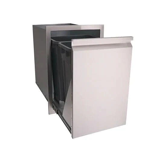 RCS Valiant Stainless Double Trash Drawer Fully Enclosed - VTD2