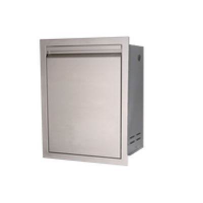 RCS Valiant Stainless Double Trash Drawer Fully Enclosed - VTD2