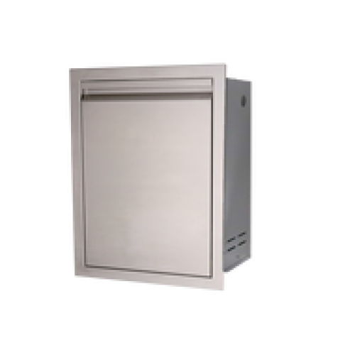 RCS Valiant Stainless Double Trash Drawer Fully Enclosed - VTD2