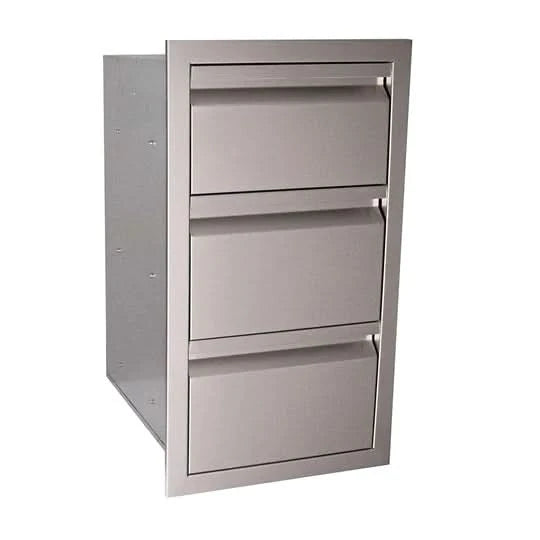 RCS Valiant Stainless Triple Drawer Fully Enclosed - VTD3