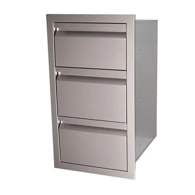 RCS Valiant Stainless Triple Drawer Fully Enclosed - VTD3