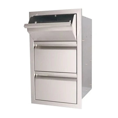 RCS Valiant Stainless Paper Towel Holder/2 Drawer Combo - VTHC1