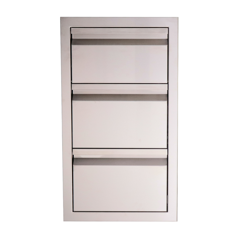 RCS Valiant Stainless Paper Towel Holder/2 Drawer Combo - VTHC1