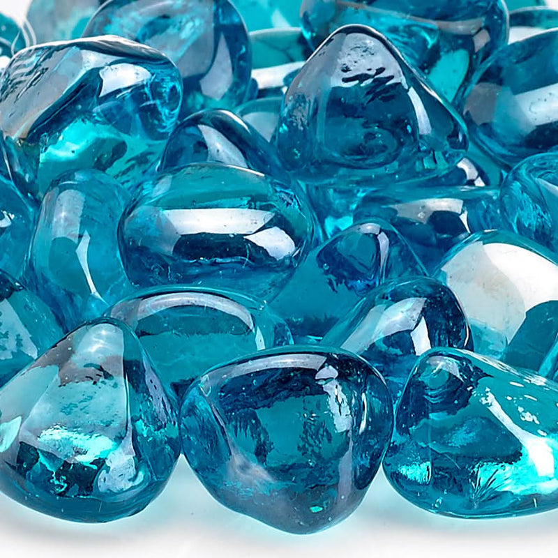 American Fire Glass Powder Blue Luster, 10 lb. Jar Zircon Luster - ZIRPWDBLLST10J