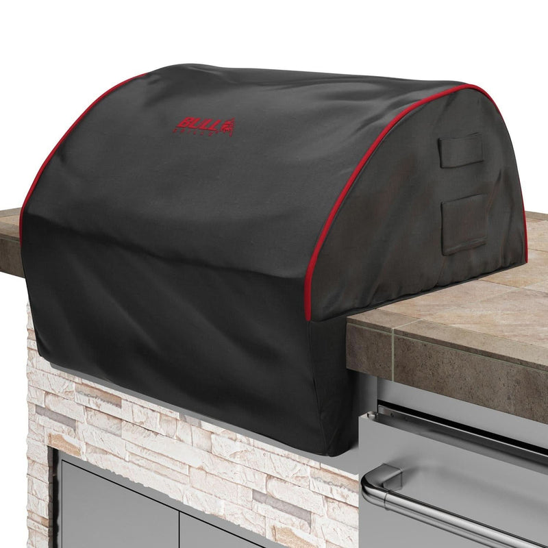 Bull 24 Steer Grill Head Cover, Bull Premium Cover/Black Red Piping & Stitched Logo - 72016