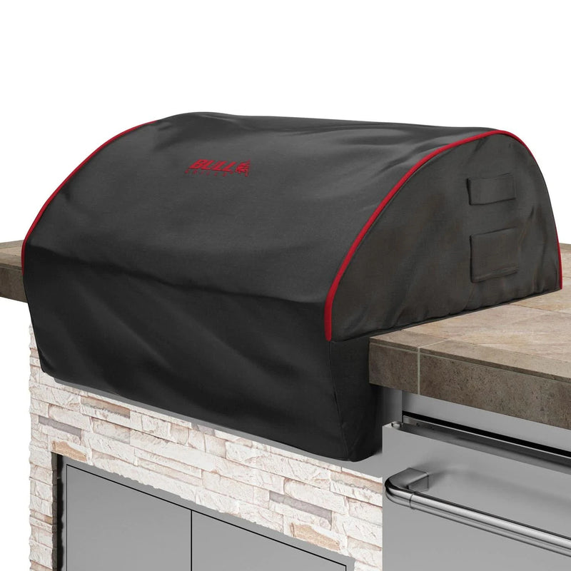 Bull 46 Diablo Head Premium Cover/Black Red Piping & Stitched Logo - 72017