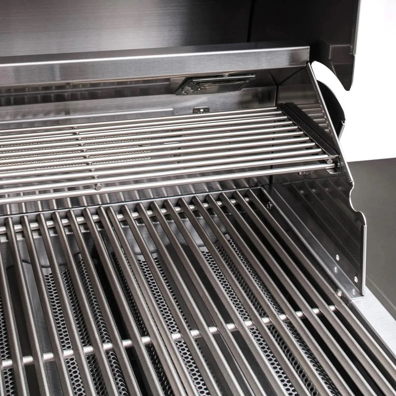 Blaze Premium LTE - 32-Inch 4-Burner Freestanding Grill - Liquid Propane Gas with Rear Infrared Burner & Grill Lights - BLZ-4LTE2-LP + BLZ-4-CART-SC