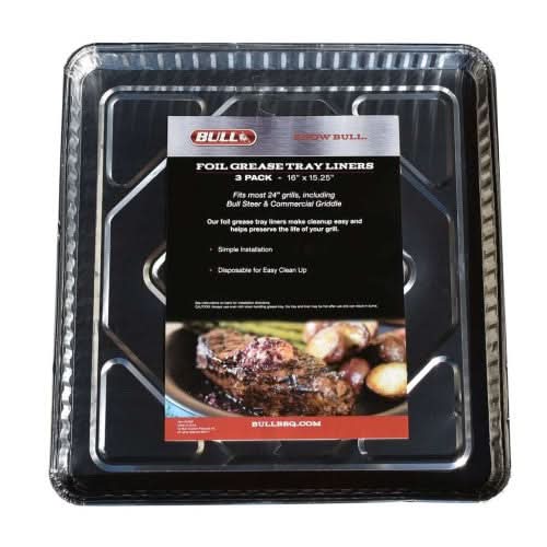 Bull Grease Tray Liners 24 Grill Grease Tray Liner 3 Pack Poly Bag while supplies last - 24267