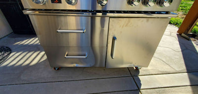 Bonfire Whistler Prime 500 - 42-Inch 5-Burner Freestanding Grill - Liquid Propane Gas - CBF500CDC-LP